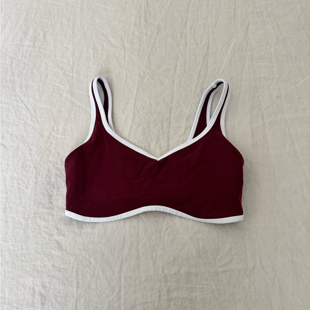 Abercrombie Maroon Sports Bra M